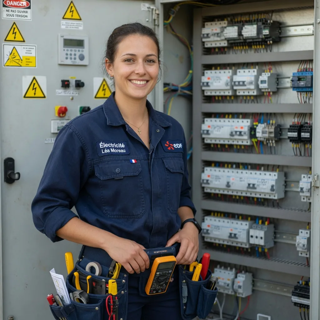 Électricienne VoltPro